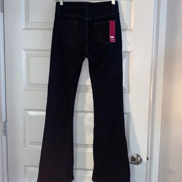 Black Bellbottom Jeans, Size 4 - Picture 2 of 4